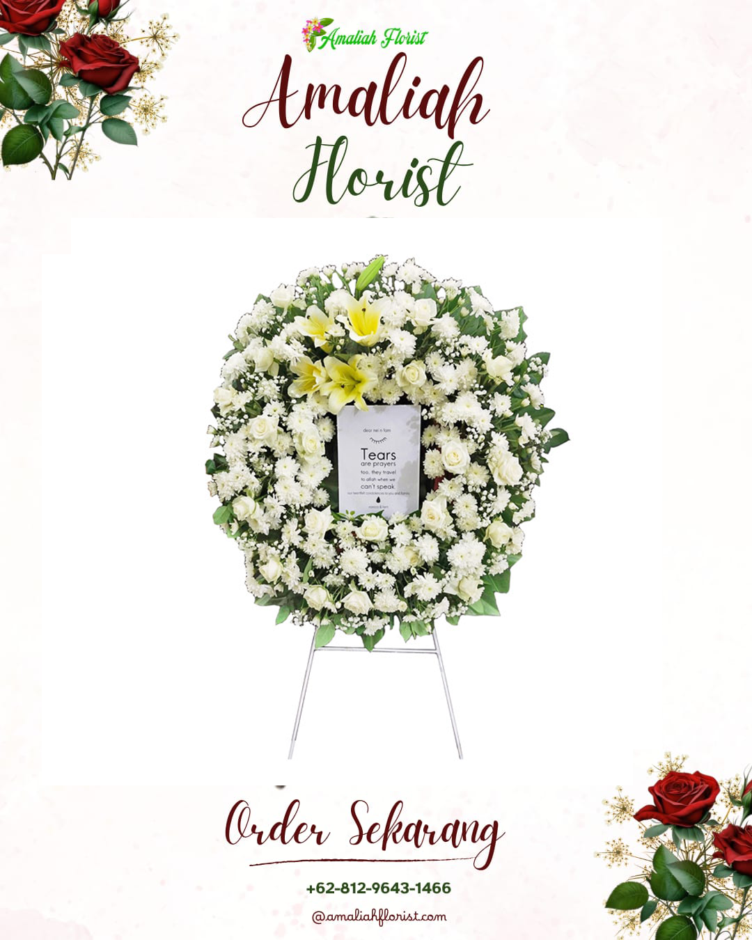 Krans Bunga Duka Balikpapan Timur